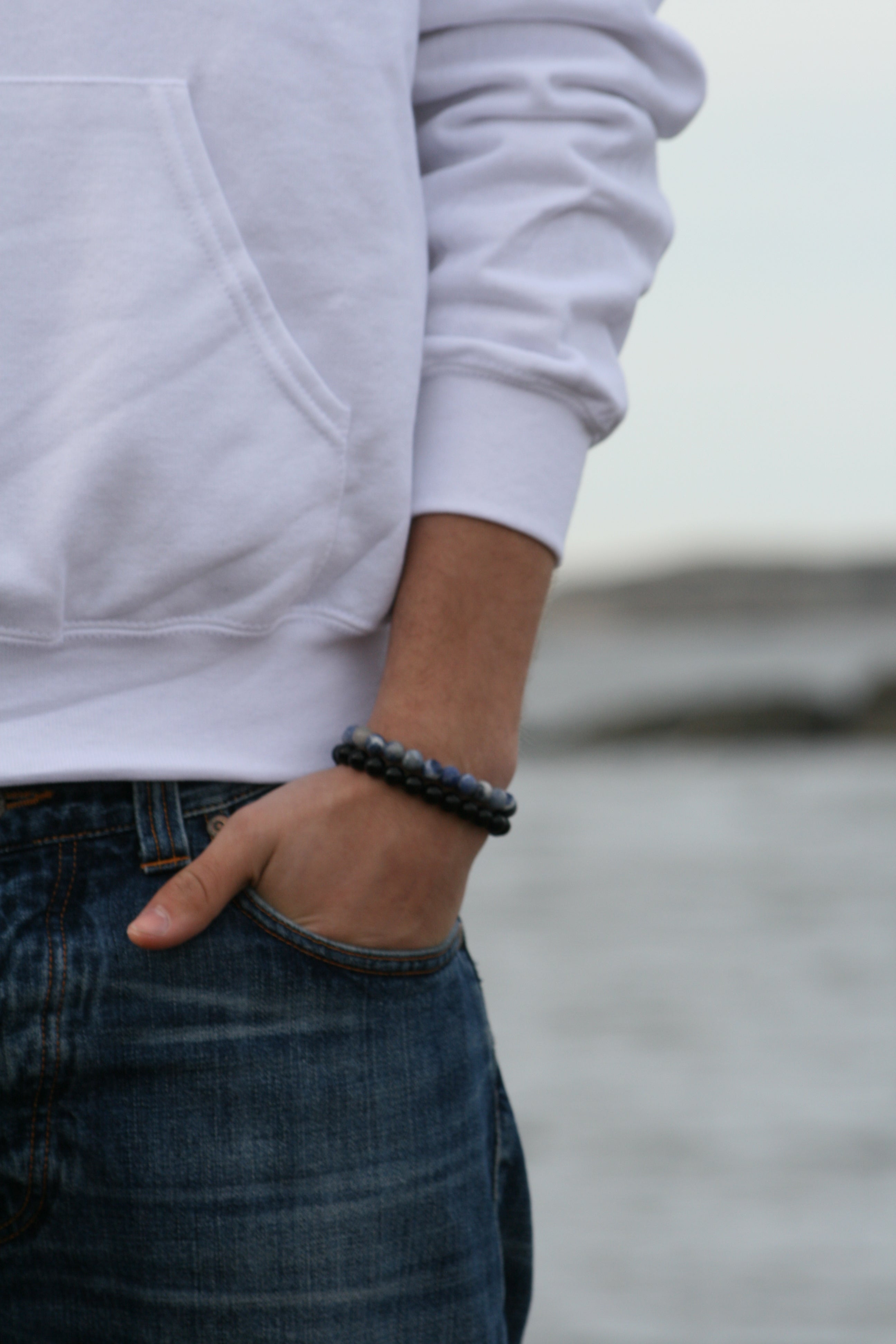 Naturstens armband